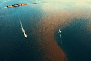 Water Crafts On Lake