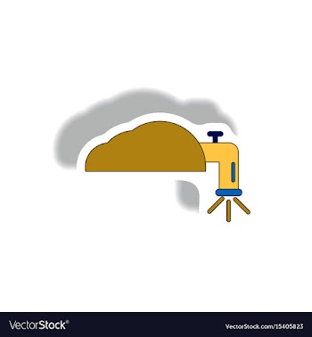 Water crane sticker vector image