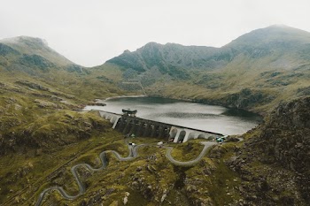 Water Dam Between Mountains