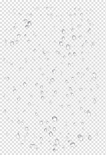 Water dew digital illustration, Black and white Line Point Angle, Floating water droplets transparent background PNG clipart
