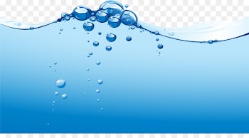 Water Drop Bubble Clip art - Vector blue watermark bubbles 