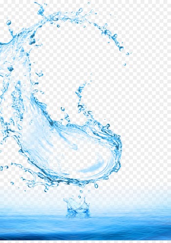 Water Drop Clip art - Sea water splashing landscape PSD material 