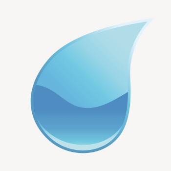 Water drop clipart, collage element | Free PSD - rawpixel