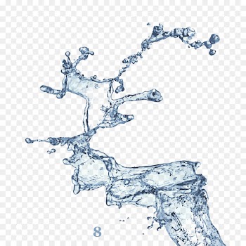 Water Drop - Dynamic blue drops 