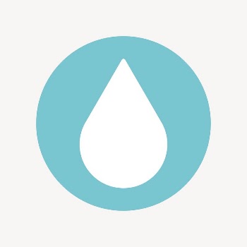 Water drop, environment icon, flat | Free Icons - rawpixel
