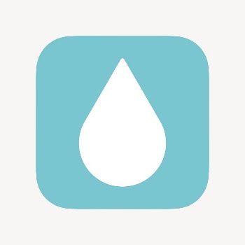 Water drop, environment icon, flat | Free Icons - rawpixel