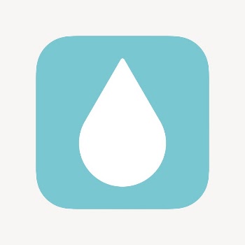 Water drop, environment icon, flat | Free Icons - rawpixel