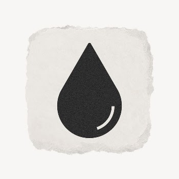 Water drop, environment icon, ripped | Free Icons - rawpixel