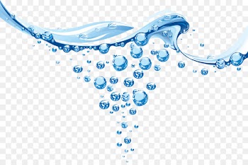 Water Drop Euclidean vector Shower - Underwater water droplets renderings vector 