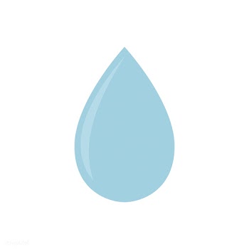 Water drop icon graphic illustration | Free stock vector - 429362