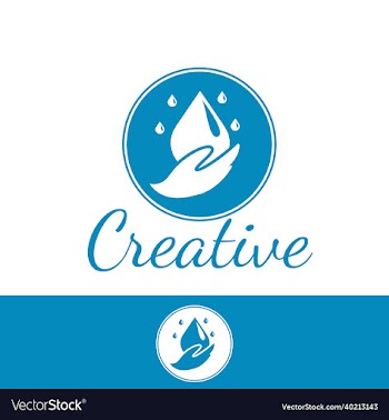 water drop icon logo