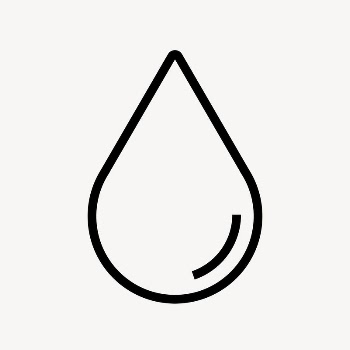 Water drop line icon, minimal | Free Icons - rawpixel