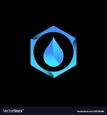 water drop logo design