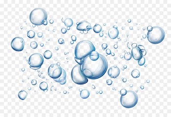 Water Drop Poster Blue Moisturizer - Fine water droplets bubble 