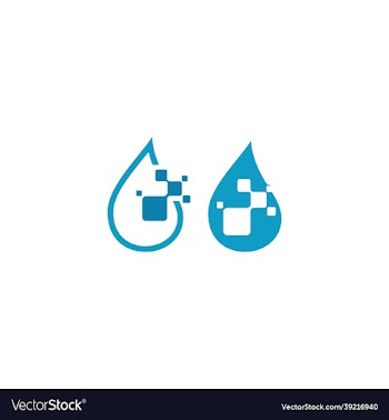 water drop technology template