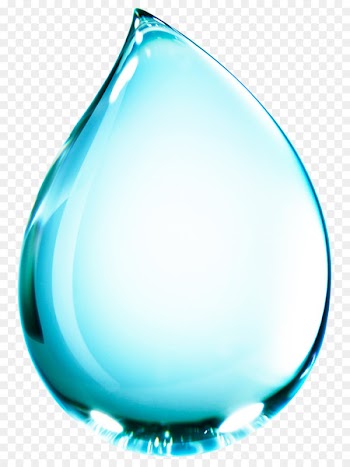 Water Drop Transparency and translucency Nail polish - Blue water drop 