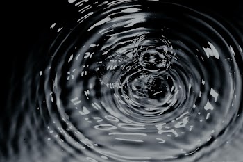 Water drop wavy water background
