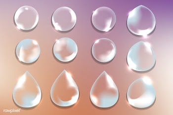 Water drops | Free stock vector - 599519