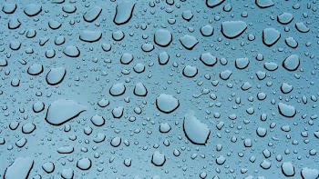water drops on glass