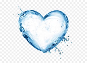 Water Filter Water ionizer Health Drinking water - Heart-shaped water droplets 