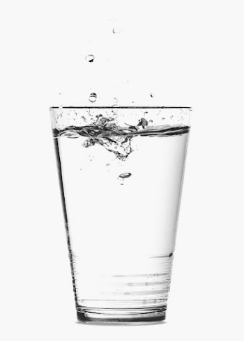 Water glass collage element, drink | Free PSD - rawpixel