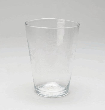 water glass, etched. Original from the Minneapolis | Free Photo - rawpixel