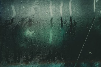 Water on Glass Panel