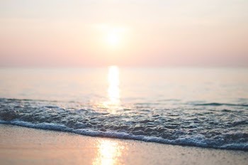 water on seashore