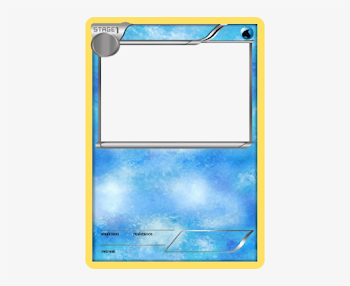 Free: Water Pokemon Card Template PNG Image | Transparent PNG Free ... -  nohat.cc