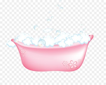 Water Product Plastic Tableware Pink M - baignoire filigree 