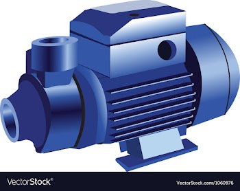  					Water pump vector image														