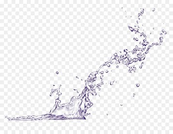 Water Splash Drop - From top to bottom water 