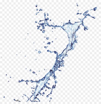 Water Splash - Dynamic blue drops 