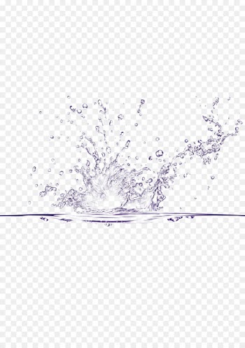 Water Splash Liquid - Drops of water droplets spray 
