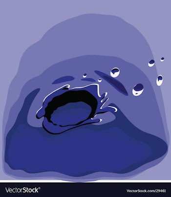 Water splash vector image