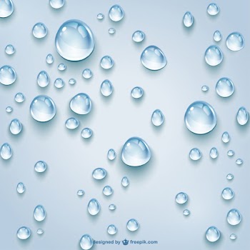 Water splashes Free Vector