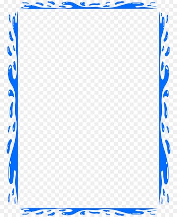 Water Swimming Blue Clip art - Page Borders For Microsoft Word 