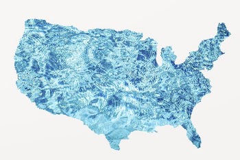 Water texture continent graphic | Free Photo - rawpixel