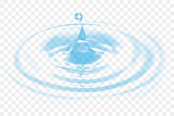 Water Transparency and translucency Drop - Transparent water ripples 