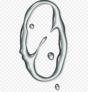 Water Typeface Font - Creative digital water element 