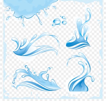 Water Wave Splash Drop - Waves waves vector material 