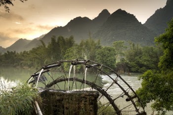 Water Wheel by the River