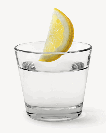 Water with lemon, collage element | Free PSD - rawpixel