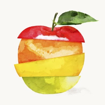 Watercolor apple clipart, eat variety | Free Vector Illustration - rawpixel