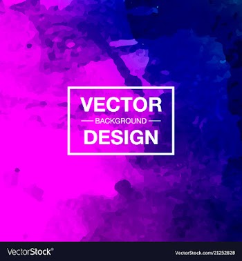 Watercolor background bright splash of colors vector image