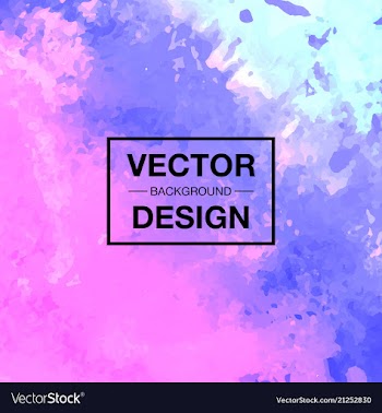 Watercolor background bright splash of colors vector image