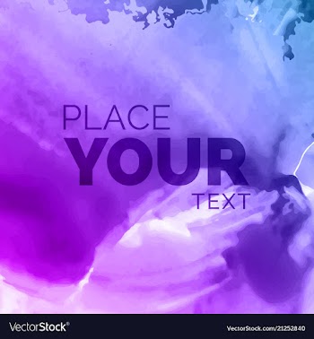 Watercolor background bright splash of colors vector image