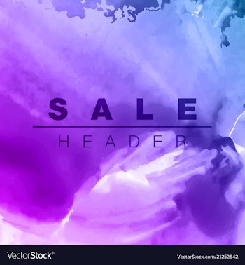 Watercolor background bright splash of colors vector image