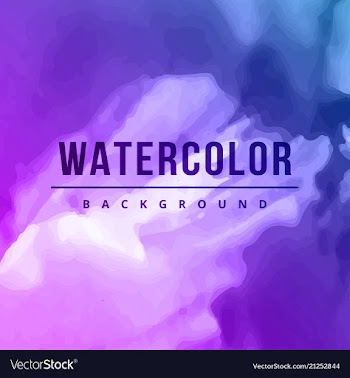 Watercolor background bright splash of colors vector image
