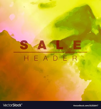 Watercolor background bright splash of colors vector image